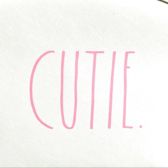 NEW 2021 Rae Dunn CUTIE PINK Accessories Pouch - Picture 2 of 7